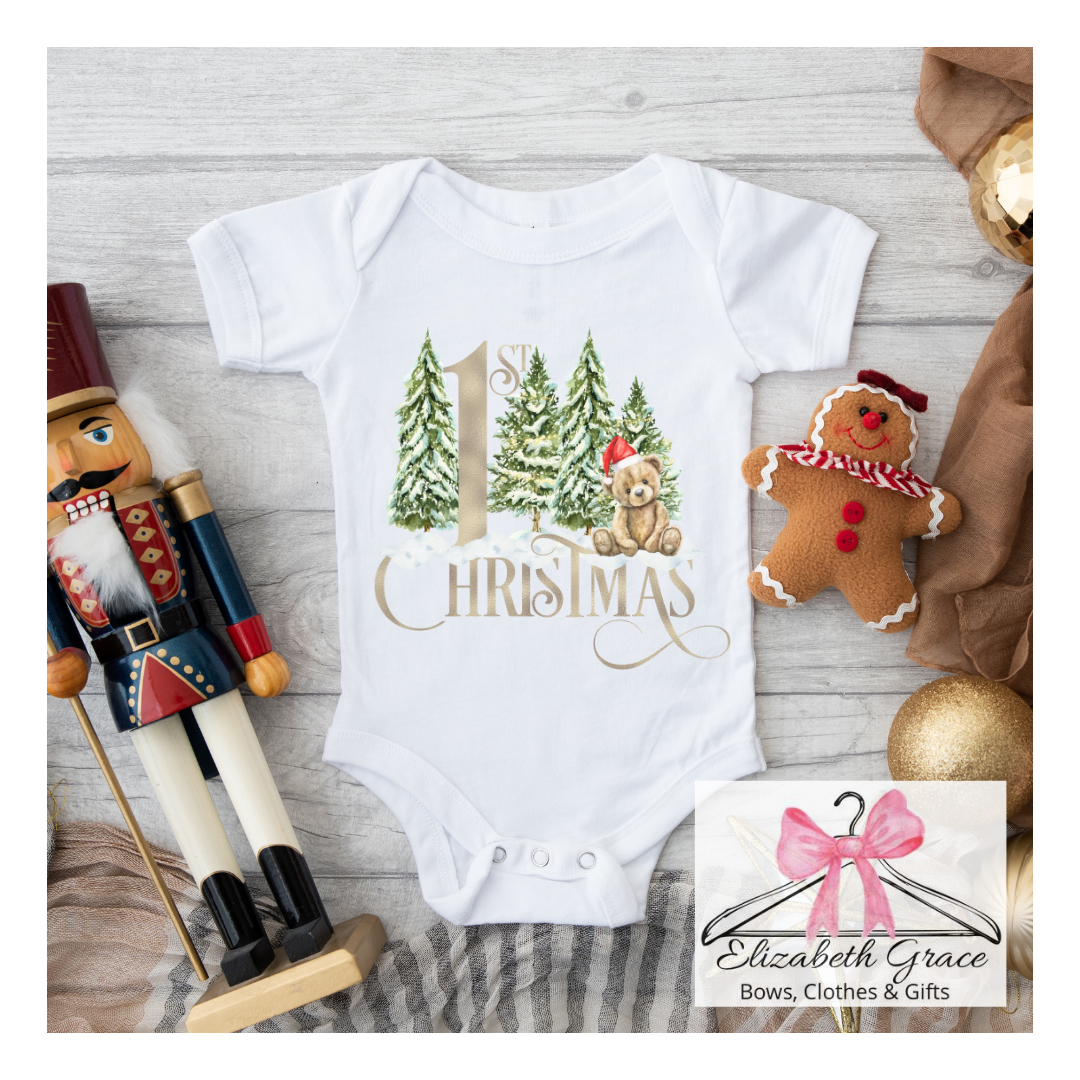 Bear Forest 1st Christmas Vest