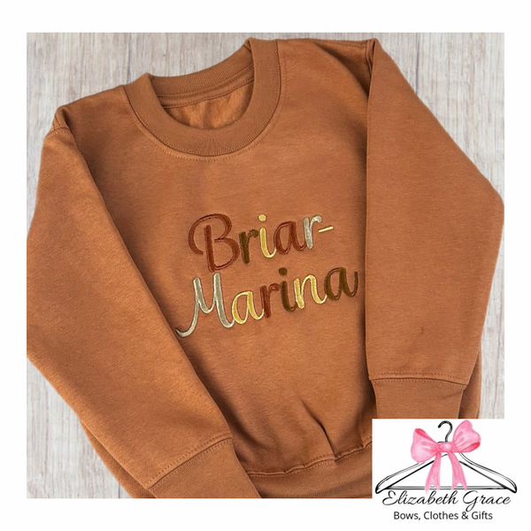 Personalised Autumn Jumpers