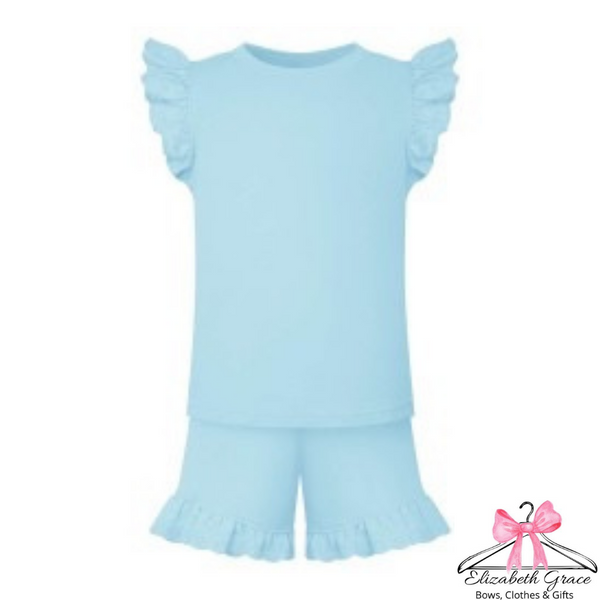 Frill Shorts Set