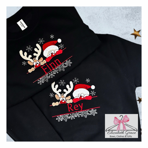 Santa Embroidered Jumper