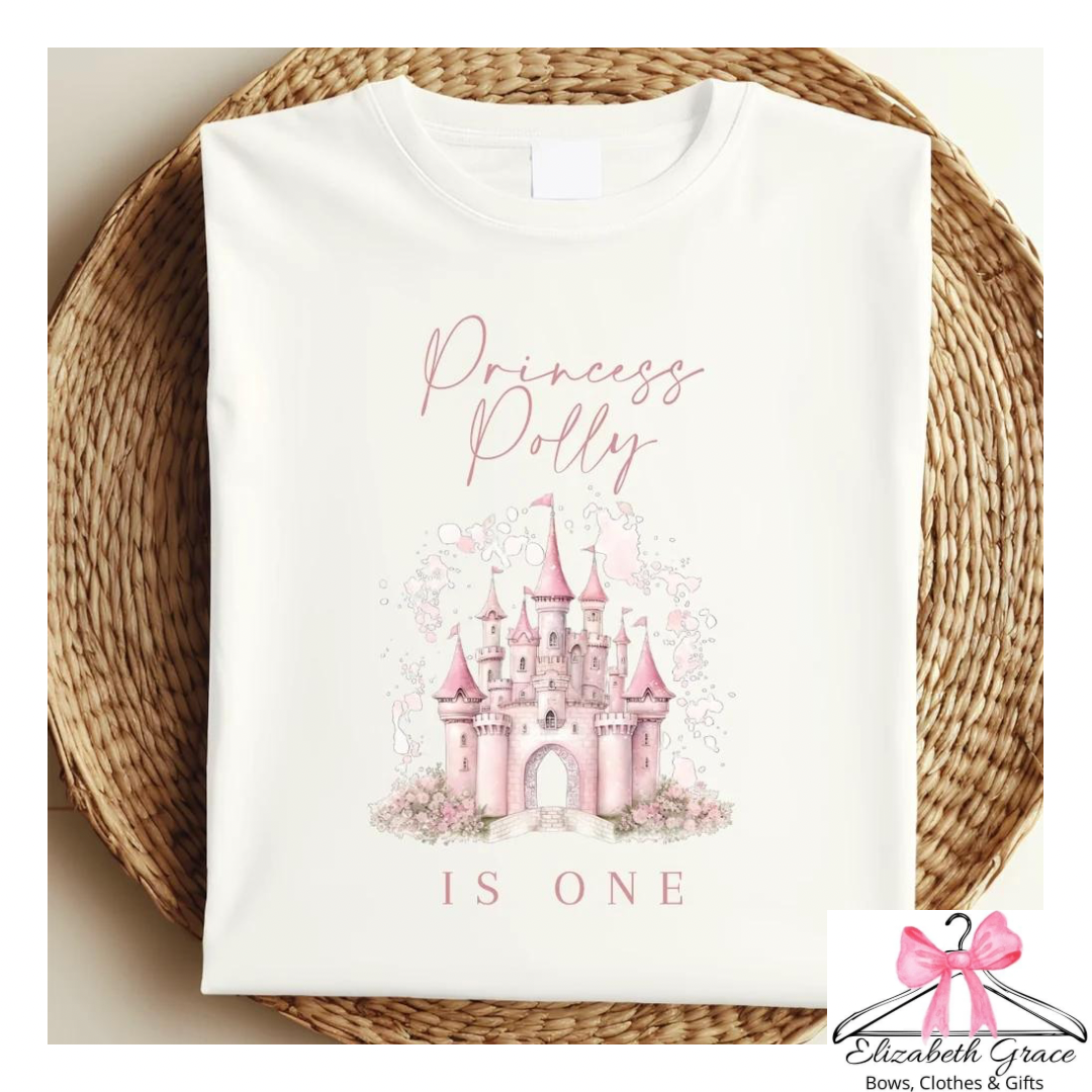 Princess Castle Birthday TShirt