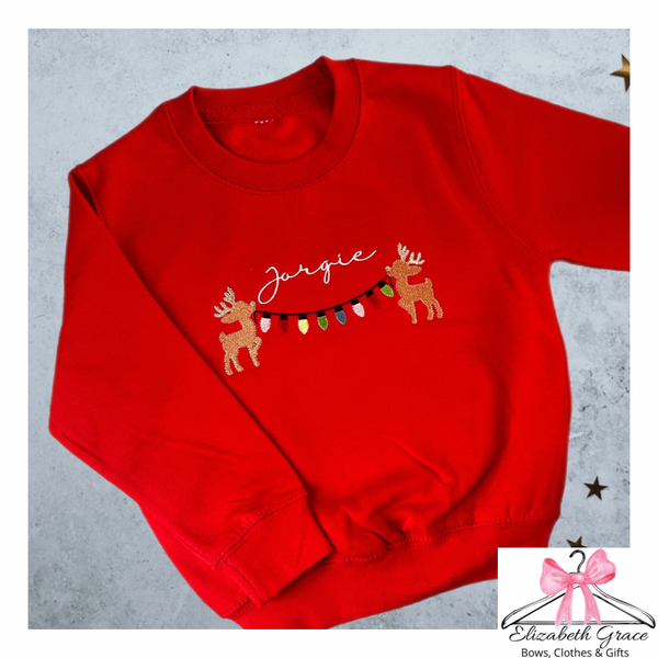 Reindeer Lights Jumper