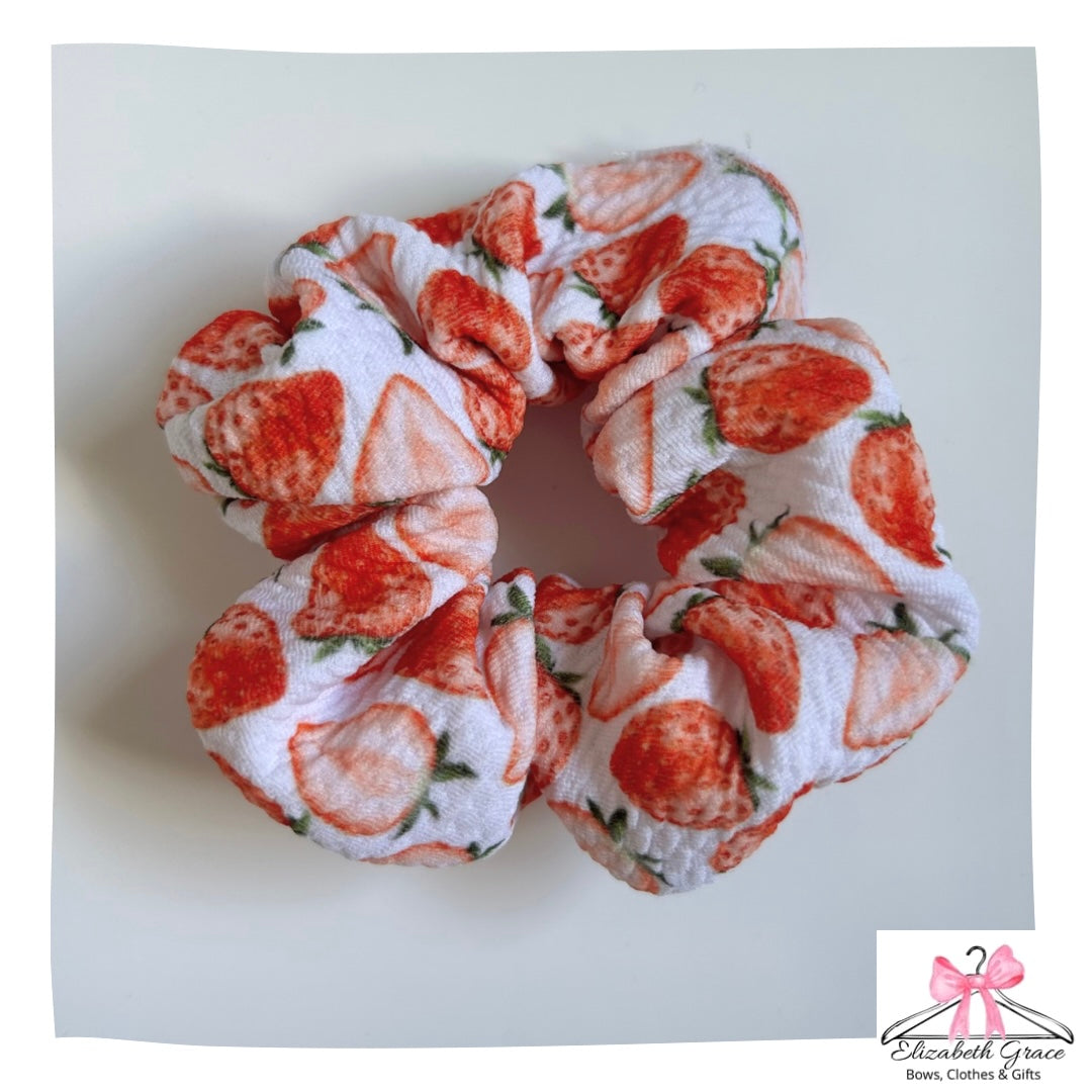 Strawberry Scrunchie